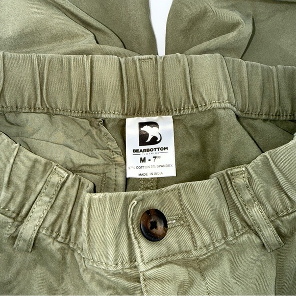 Bearbottom Classic Olive Green Men's Shorts - Picture 3 of 3